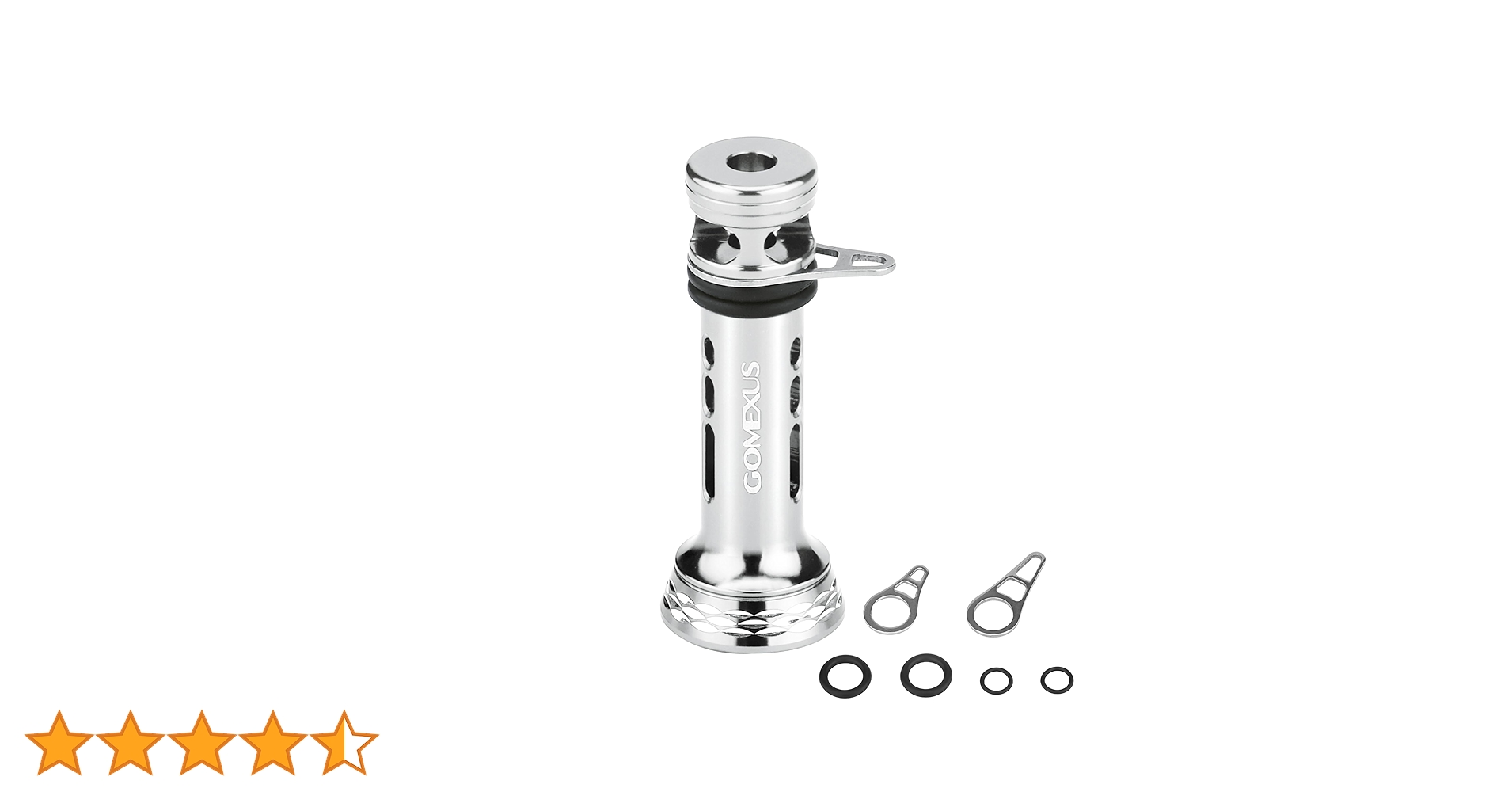 ゴメクサス/シルバーS2ハンドル+R4スタンド+シルバーブラック41㎜ Amazon | ゴメクサス R4 リールスタンド 50mm 先端蓄光